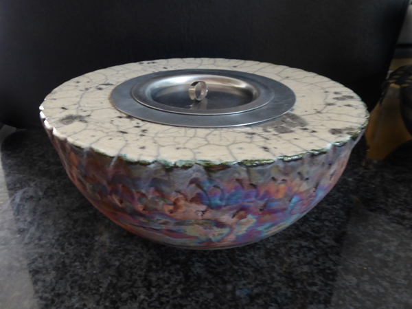 Feuerschale groß Farbexplosion